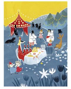 Suomen Korttipiste Plakát Party in Moominvalley 30x40