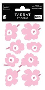 Suomen Korttipiste Samolepky Marimekko Unikko, růžové
