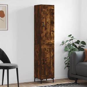 Skříň highboard kouřový dub 34,5 x 34 x 180 cm kompozitní dřevo 3200454