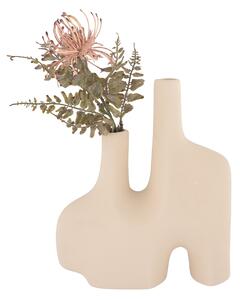 House Nordic Váza (Váza z pískové keramiky se dvěma otvory 8x23,5x27 cm)