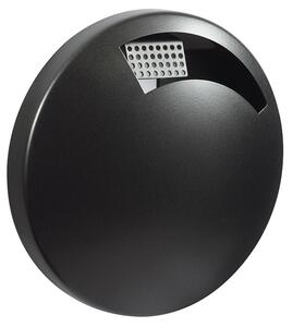 Rossignol SAS Rossignol nástěnný kulatý popelník DISCO, tmavě šedý, ocel, 1,5 L