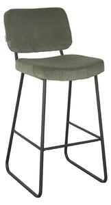 LABEL51 Barová židle Bar stool Noah - Green - Ribcord