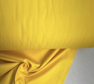Ervi bavlna š.240 cm jednobarevná látka žlutá č.195, metráž -