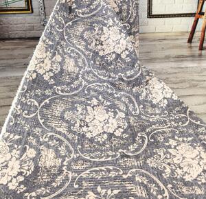 Ervi bavlna š.240cm - barokní vzor na šedém č.24739-4 - šířka 240cm, metráž -