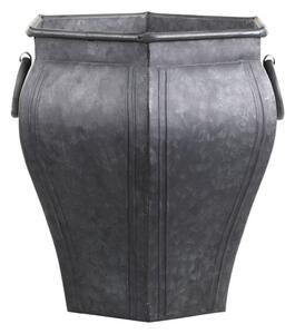 Dekorační plechový antik květináč French Chic - 26*24*30 cm