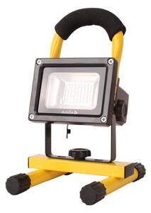 Přenosný USB nabíjecí LED reflektor 10W 800lm, denní, stmívatelný vypínačem, 3 roky záruka