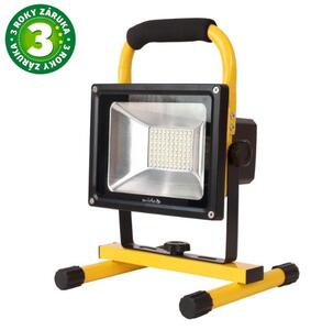 Přenosný USB nabíjecí LED reflektor 20W 1600lm, denní, stmívatelný vypínačem, 3 roky zár