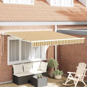 Stahovací markýza Vícebarevný 300 x 250 cm Látka a hliník 3330017