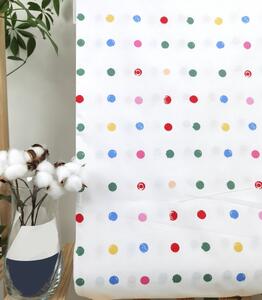 Ervi bavlna š.240 cm - barevné puntíky č.7091-2, metráž -
