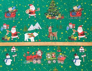 Ervi bavlna š.240 cm - Vánoční vzor -11207-3, metráž -