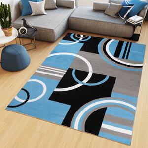 Makro Abra Kusový koberec moderní MAYA Z897A modrý šedý Rozměr: 130x190 cm