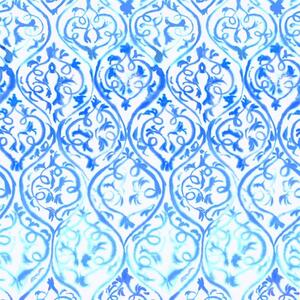 Designers Guild - Arabesque Odstín tapety: Cobalt