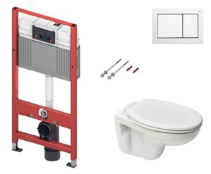 Cenově zvýhodněný závěsný WC set TECE do lehkých stěn / předstěnová montáž + WC Ceramia S-Line Pro KMPLSIKOTS