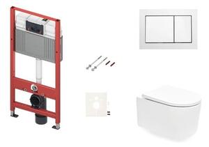 Závěsný WC set do lehkých stěn / předstěnová SAT SIKOTSTOR72400