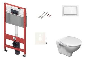 Cenově zvýhodněný závěsný WC set TECE do lehkých stěn / předstěnová montáž + WC Ceramia S-Line Pro SIKOTSR0