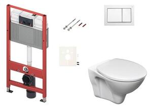 Cenově zvýhodněný závěsný WC set TECE do lehkých stěn / předstěnová montáž + WC Ceramia S-Line Pro SIKOTSD0