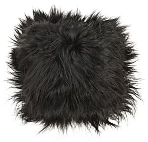 ARCTIC FUR Ovčí kožešina podsedák 40x40 cm, tmavě hnědá