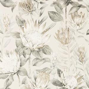 Sanderson King Protea Odstín tapety: Linen/Mica