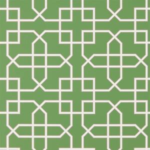 Sanderson Hampton Trellis Odstín tapety: Botanical Green
