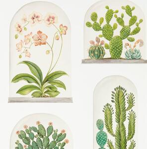 Sanderson Terrariums Odstín tapety: Chalk/Green