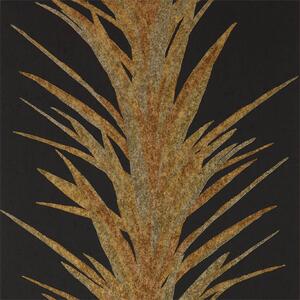 Sanderson Yucca Odstín tapety: Charcoal/Gold