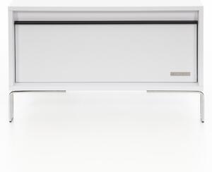Konferenční stolek Liness bílý - stříbrné nohy Konferenční stolek velikost: 100x100x48cm