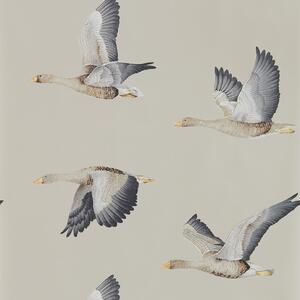 Sanderson Tapeta Elysian Geese, příroda, kolekce Elysian Odstín tapety: Gilver