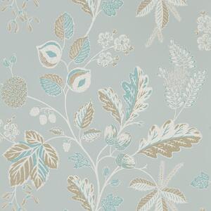 Sanderson Warwick Odstín tapety: Blue Grey