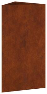 Zahradní truhlík 40 x 34,5 x 75 cm cortenová ocel
