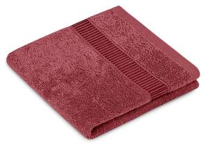 AmeliaHome Sada 3 ks ručníků AVIUM klasický styl tmavě růžová