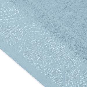 AmeliaHome Sada 3 ks ručníků BELLIS klasický styl světle modrá
