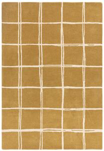 Tribeca Design Kusový koberec Swans Grid Gold Rozměry: 120x170 cm