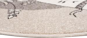 Luxusní kusový koberec kulatý Cosina-F FT0280-KR - průměr 160 cm
