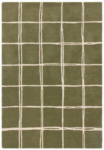 Tribeca Design Kusový koberec Swans Grid Olive Rozměry: 200x290 cm