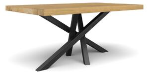 Konferenční stolek Motáček Typ a sukovitost dřeva: Dub s méně suky (0 Kč), Barva kovových nohou: Jiná barva RAL - doplňte v poznámce objednávky, dostupnost a cena barvy bude dodatečně potvrzena, Velikost stolu (D x Š x V): 90 x 50 x 45 (cm)
