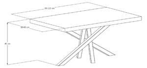 Konferenční stolek Motáček velikost stolku (D x Š x V): 90 x 50 x 45 (cm)