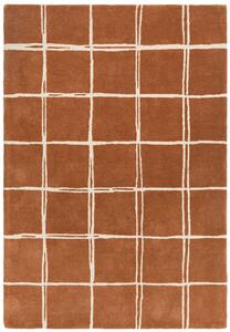 Tribeca Design Kusový koberec Swans Grid Rust Rozměry: 160x230 cm