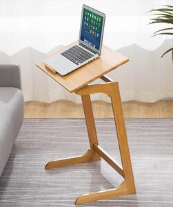 TONNY naklápěcí stolek na notebook, bambus
