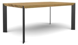 Majstrštych Konferenční stolek Střízlíček Typ a sukovitost dřeva: Jasan (0 Kč), Barva kovových nohou: Černá mat - RAL 9005 (0 Kč), velikost stolku (D x Š x V): 80 x 60 x 45 (cm)