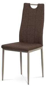 Jídelní židle DCL-393 BR2, kov cappuccino lesk
