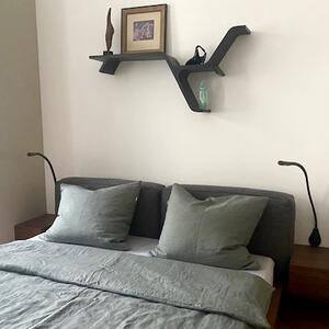 Aesthetic Lněné povlečení 135x200, 50x60 cm - khaky