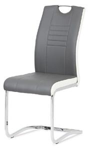Jídelní židle Alvin, DCL-406 GREY, šedá