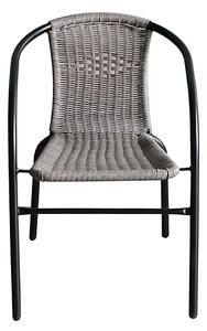 BISTRO zahradní židle, šedý ratan