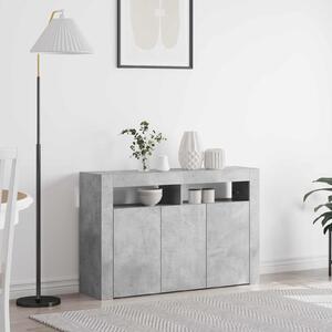 Servírovací skříň Betonově šedá 116 x 30 x 75 cm 3333879