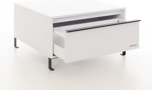 Konferenční stolek Liness bílý - černé nohy Konferenční stolek velikost: 80x80x45cm