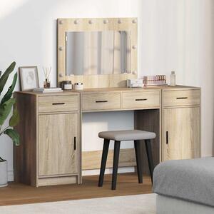 Kosmetický stůl 3 ks Hnědá 78,5 x 41 x 135 cm Kompozitní dřevo 3334247