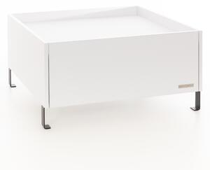 Konferenční stolek Luxury bílý - černé nohy Konferenční stolek velikost: 80x80x40cm