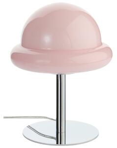 Jotex Světle růžová skleněná stolní lampa BUBBA