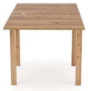 Rozkládací jídelní stůl 80-160 cm Gampa (dub craft) (pro 4 6 osob)