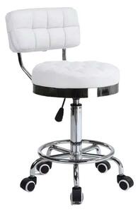 LuxuryForm DESIGN Židle / taburet LEON - bílá